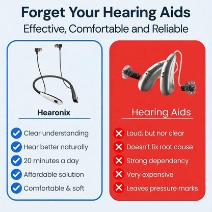 Hearonix™ — Red Light Therapy Earbuds for Age-Related Hearing Loss