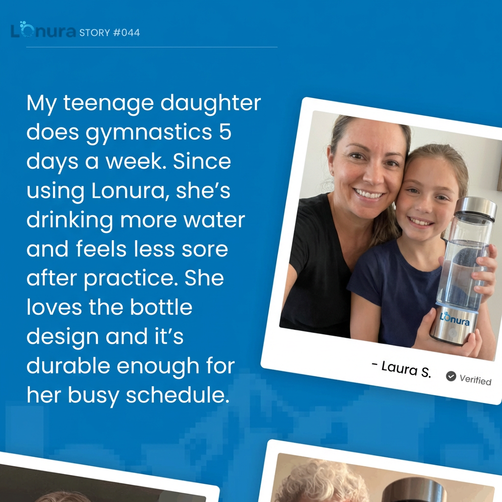 Lonura™ — Hydrogen Water Bottle